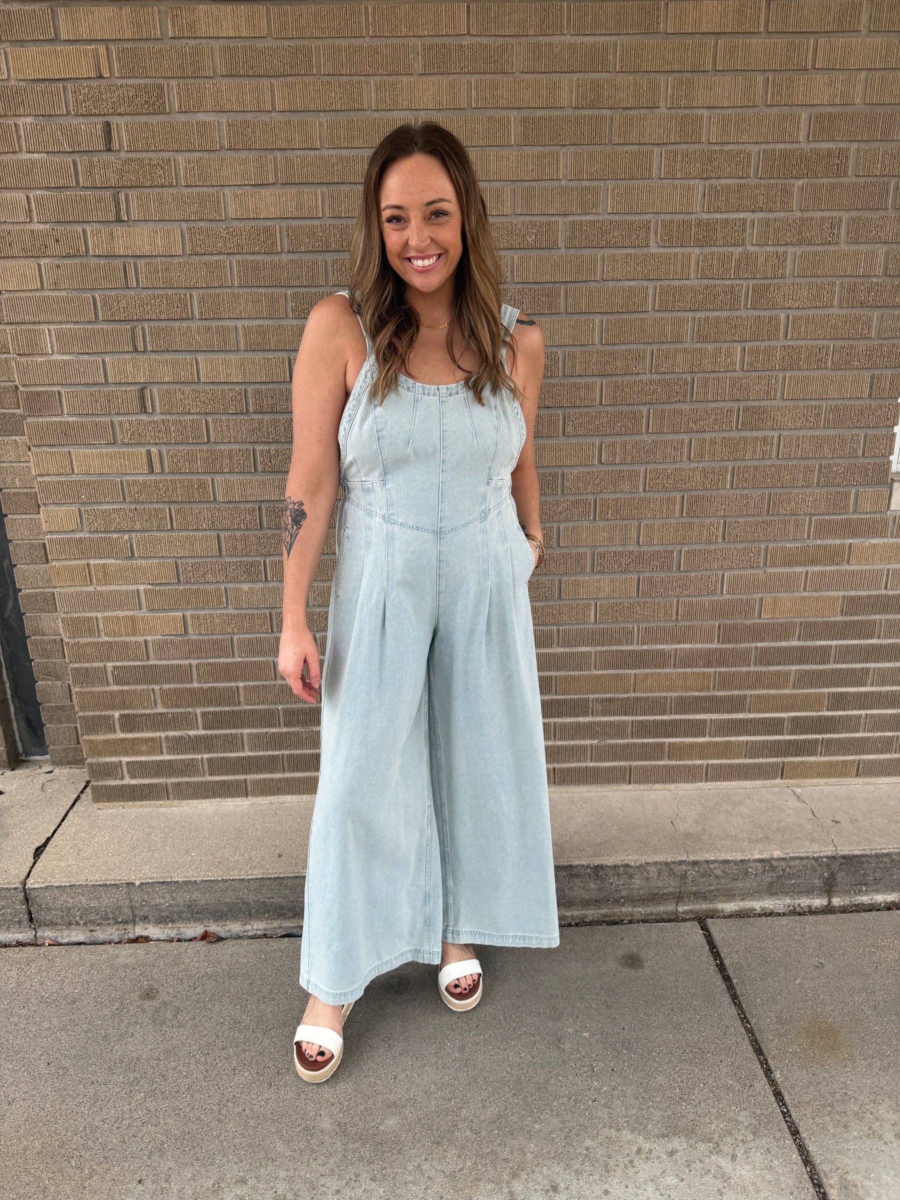 That One Denim Jumpsuit