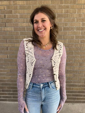 Country Girl Crochet Vest