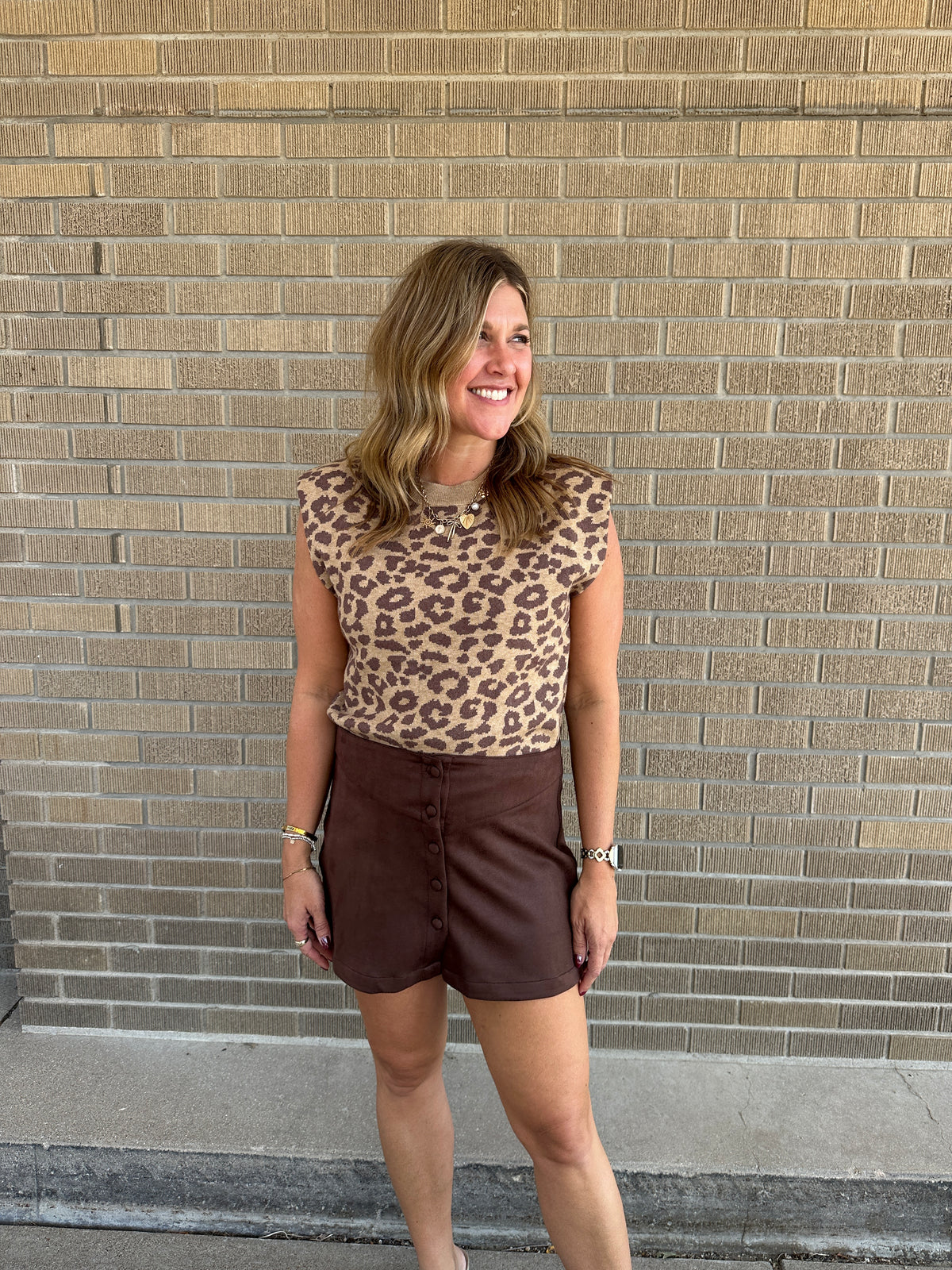 Leopard Sweater Top