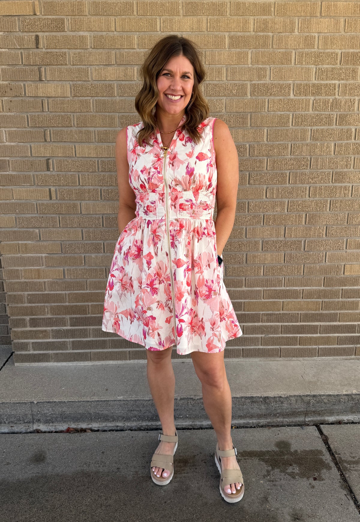 Pretty In Pink Floral Dress