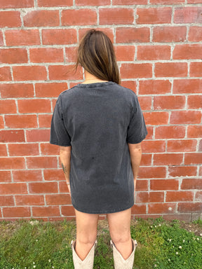 Shook Me All Night Long Oversized Graphic Tee