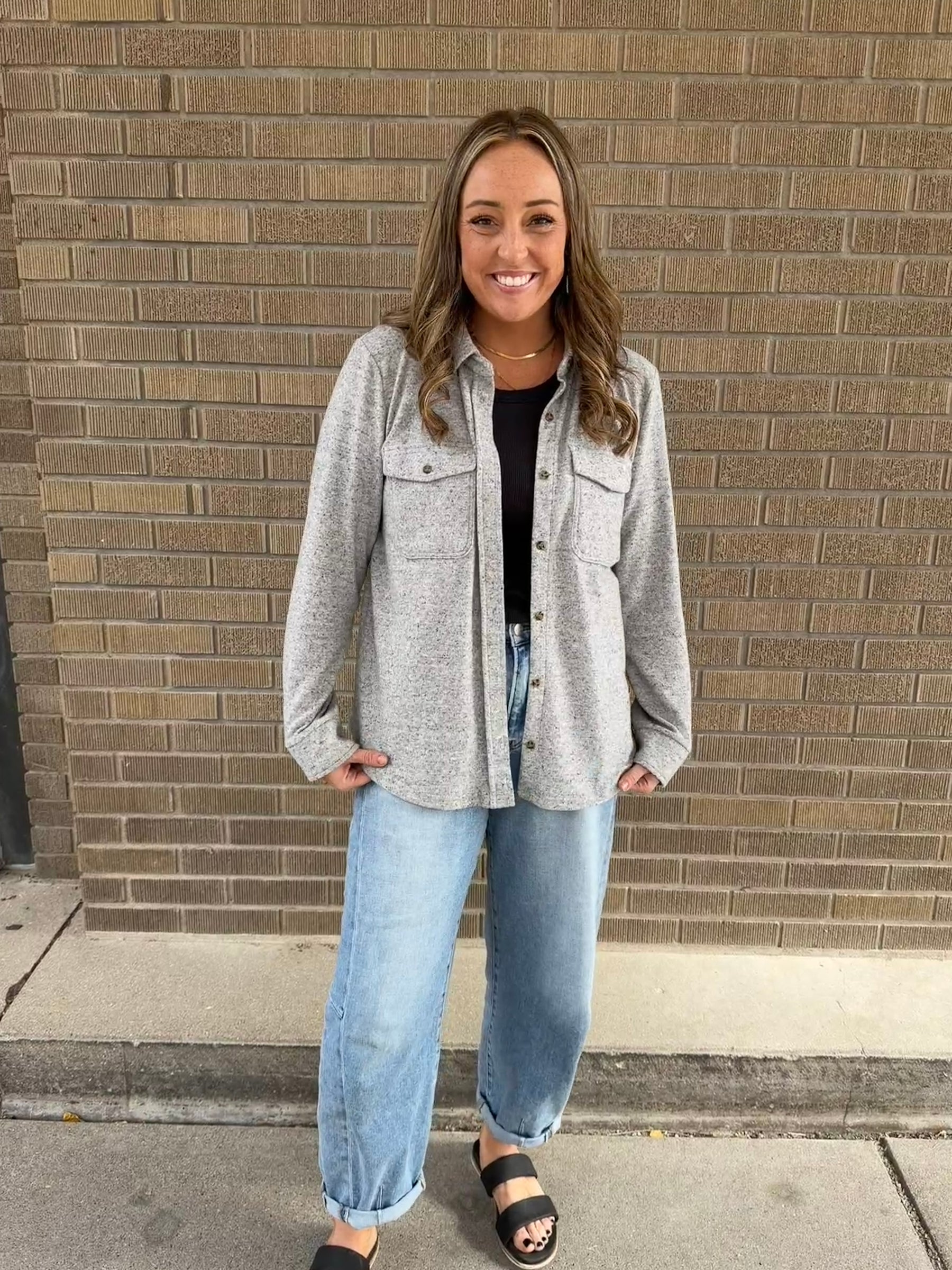 Cassian Top - Heathered