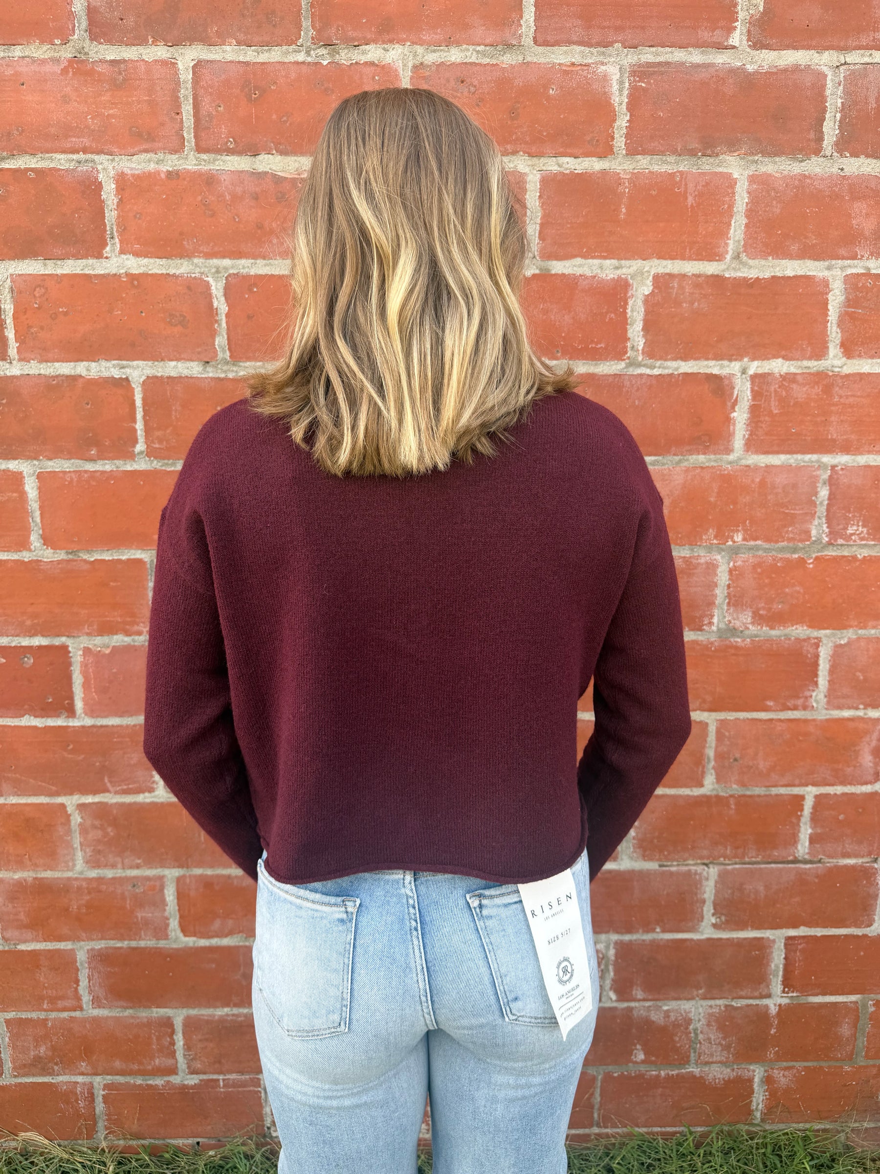 Oxblood Cardi