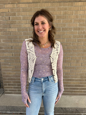 Country Girl Crochet Vest