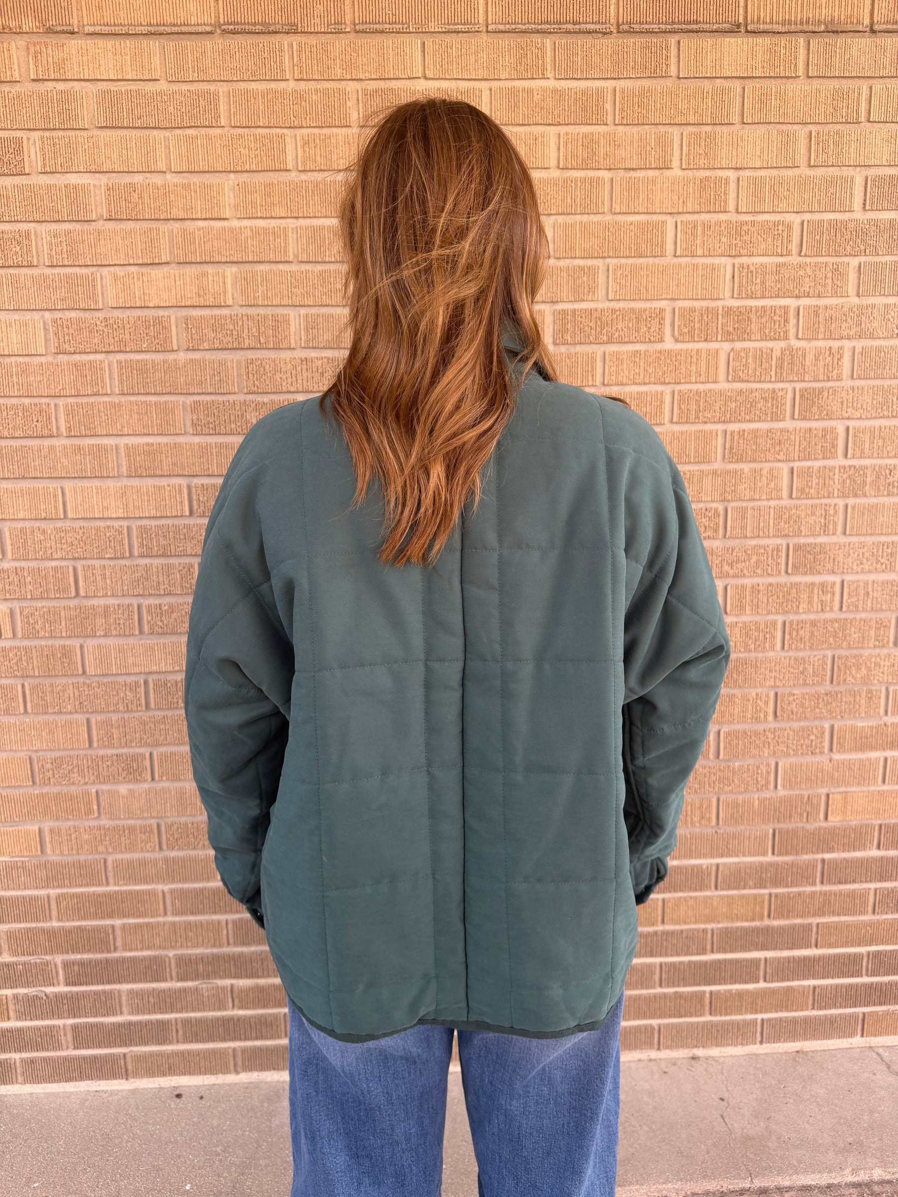 Fireside Quilted Jacket - Teal