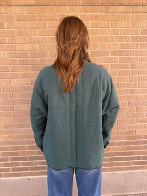 Fireside Quilted Jacket - Teal