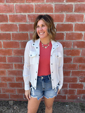 White Gauze Jacket
