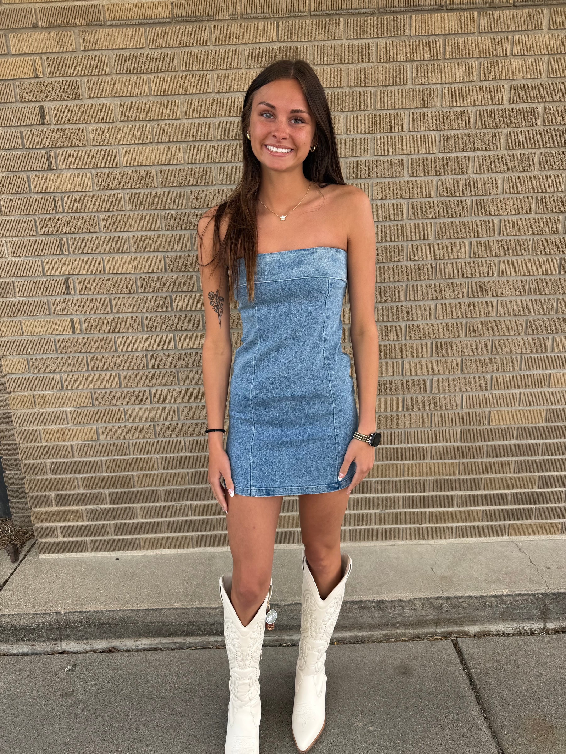 Denim Mini Dress