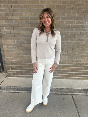 Isabella Ivory Jeans
