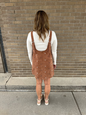 Floral Corduroy Jumper