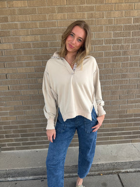 FP Inspired Pullover - Bone