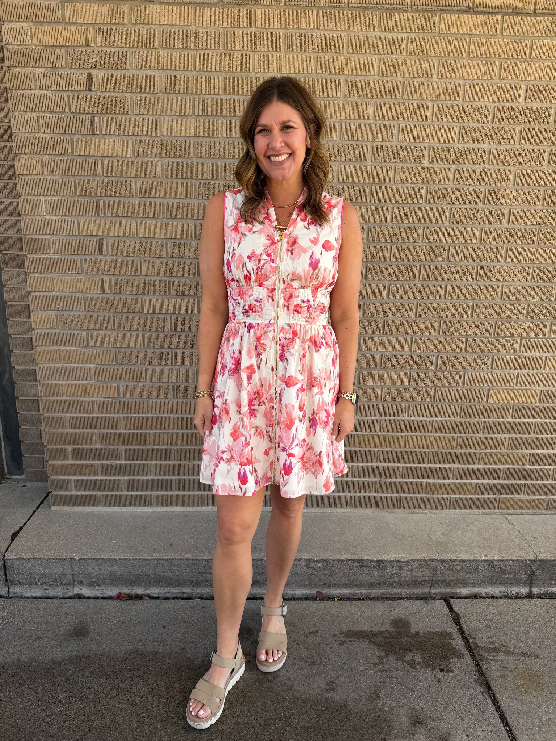 Pretty In Pink Floral Dress