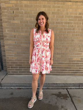 Pretty In Pink Floral Dress