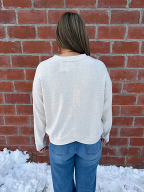 Janie Top - Heather Oatmeal