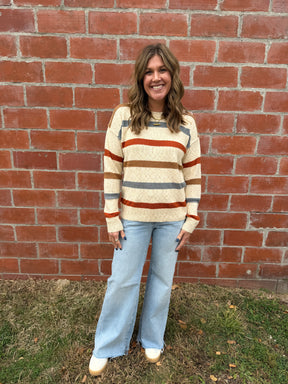 Perfect Multicolor Stripe Sweater