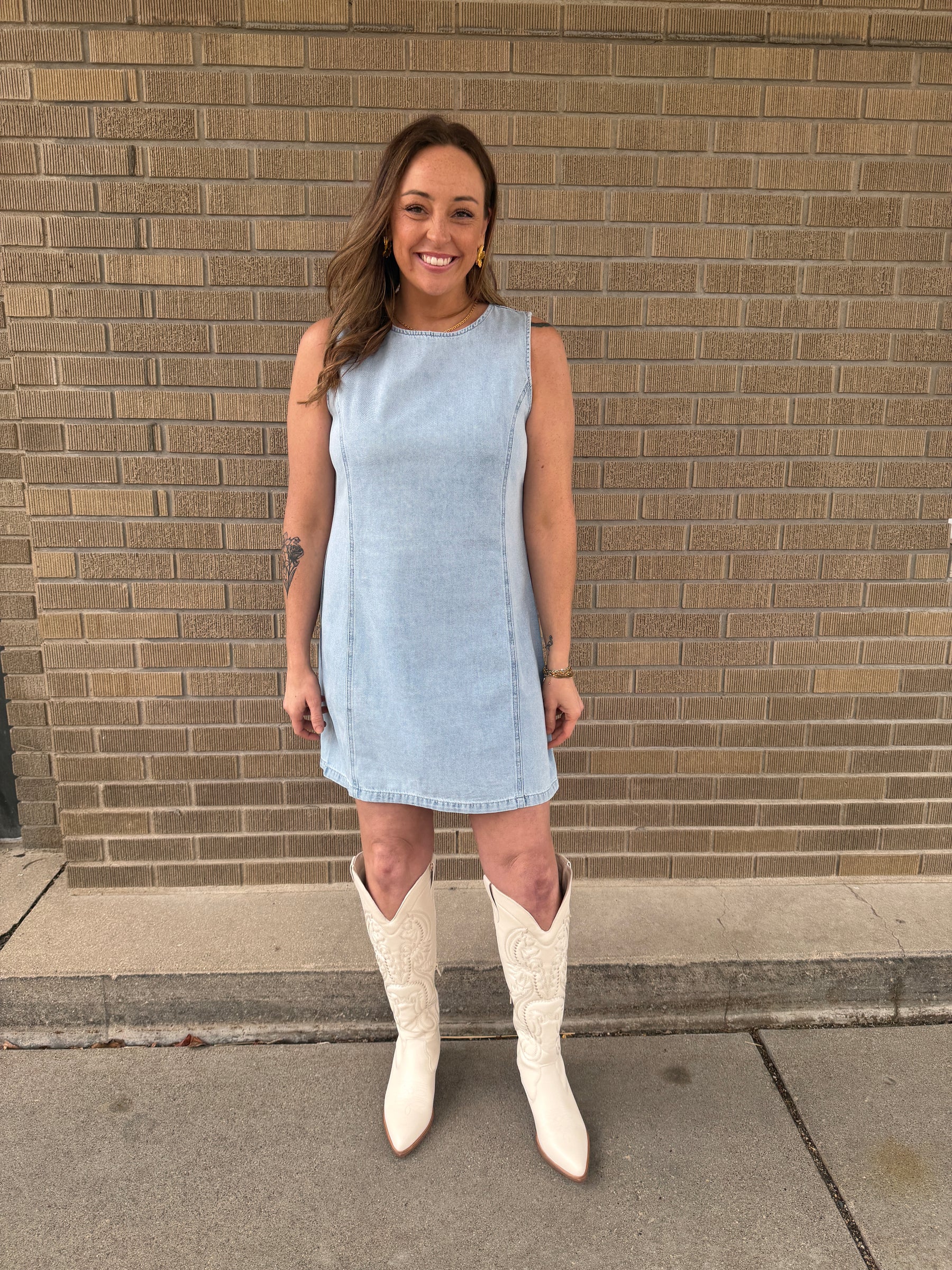 Dahlia Denim Dress