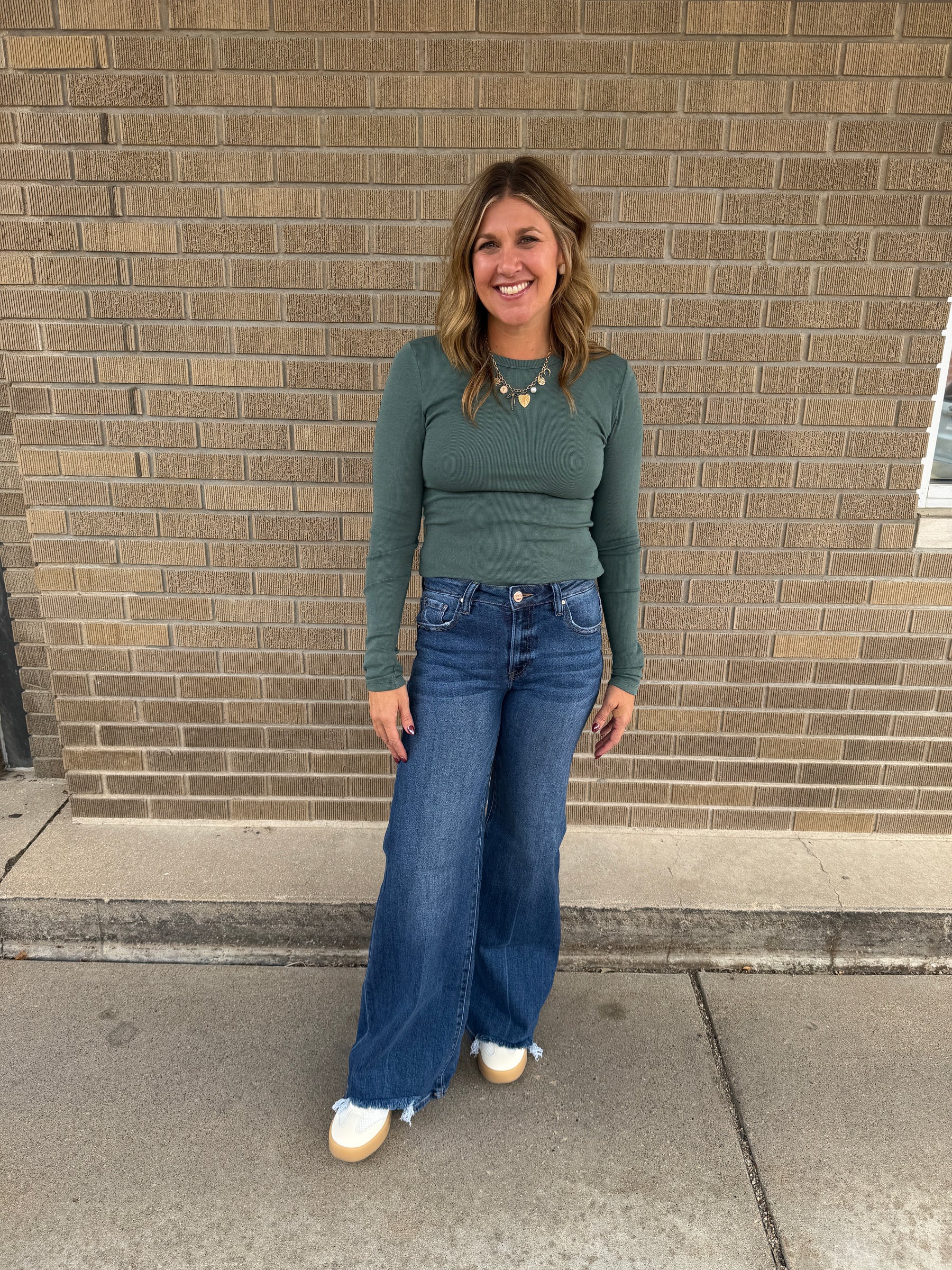 Lacie Ribbed Basic - Jade