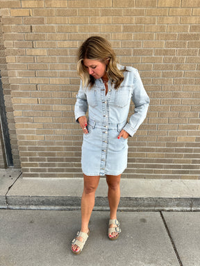 Mini Denim Dress