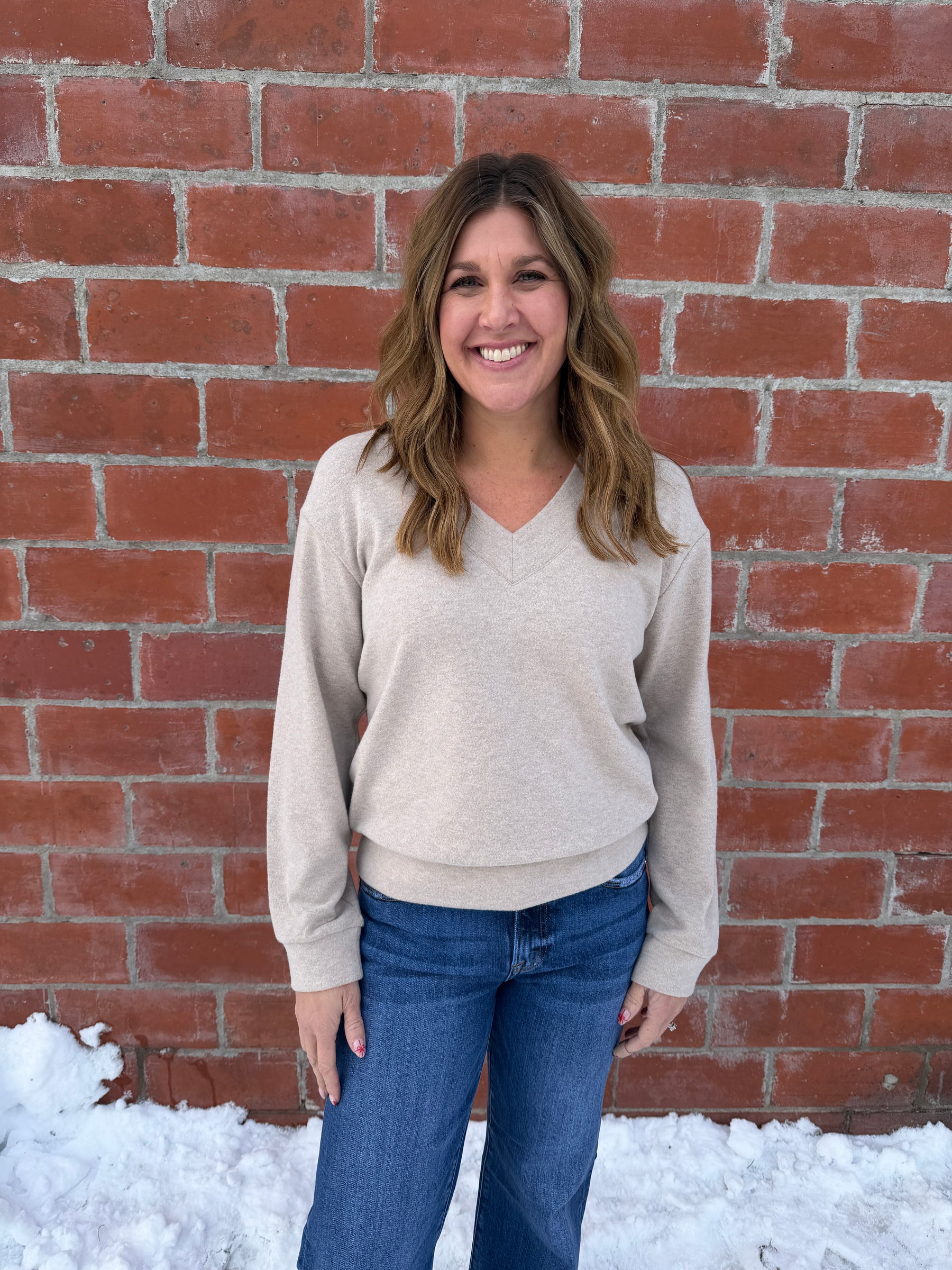 Manal Top - Heather Stucco