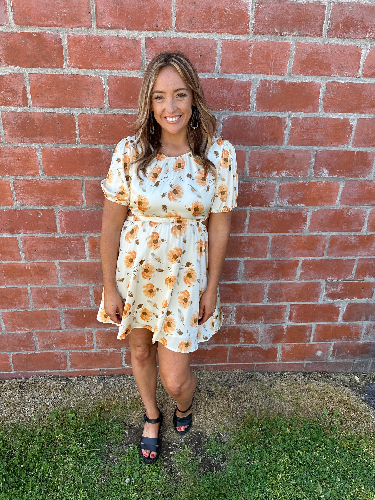 Sweet but Sassy Floral Dress