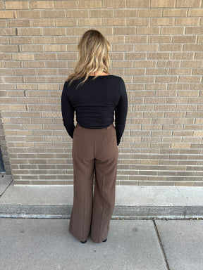 Dress to Impress Pants - Brown