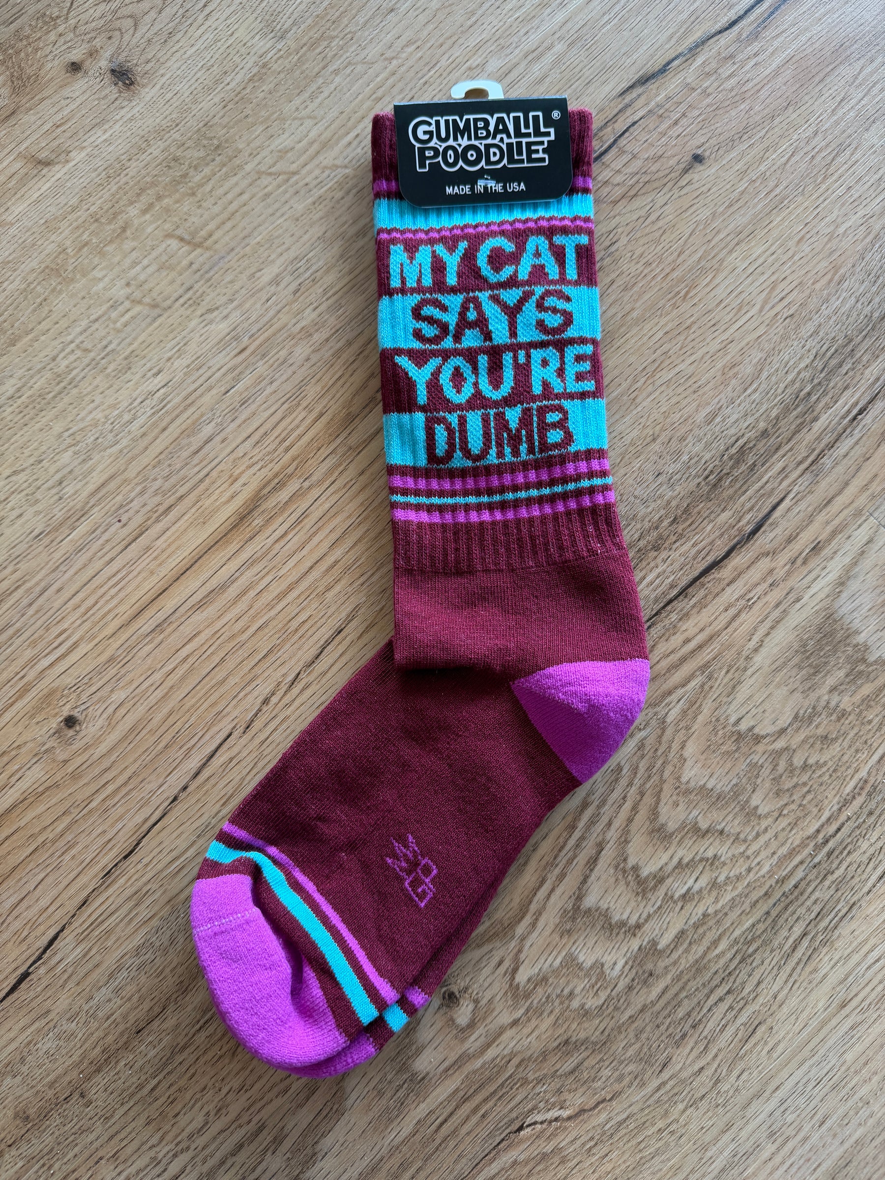 My Cat Says You're Dumb Socks