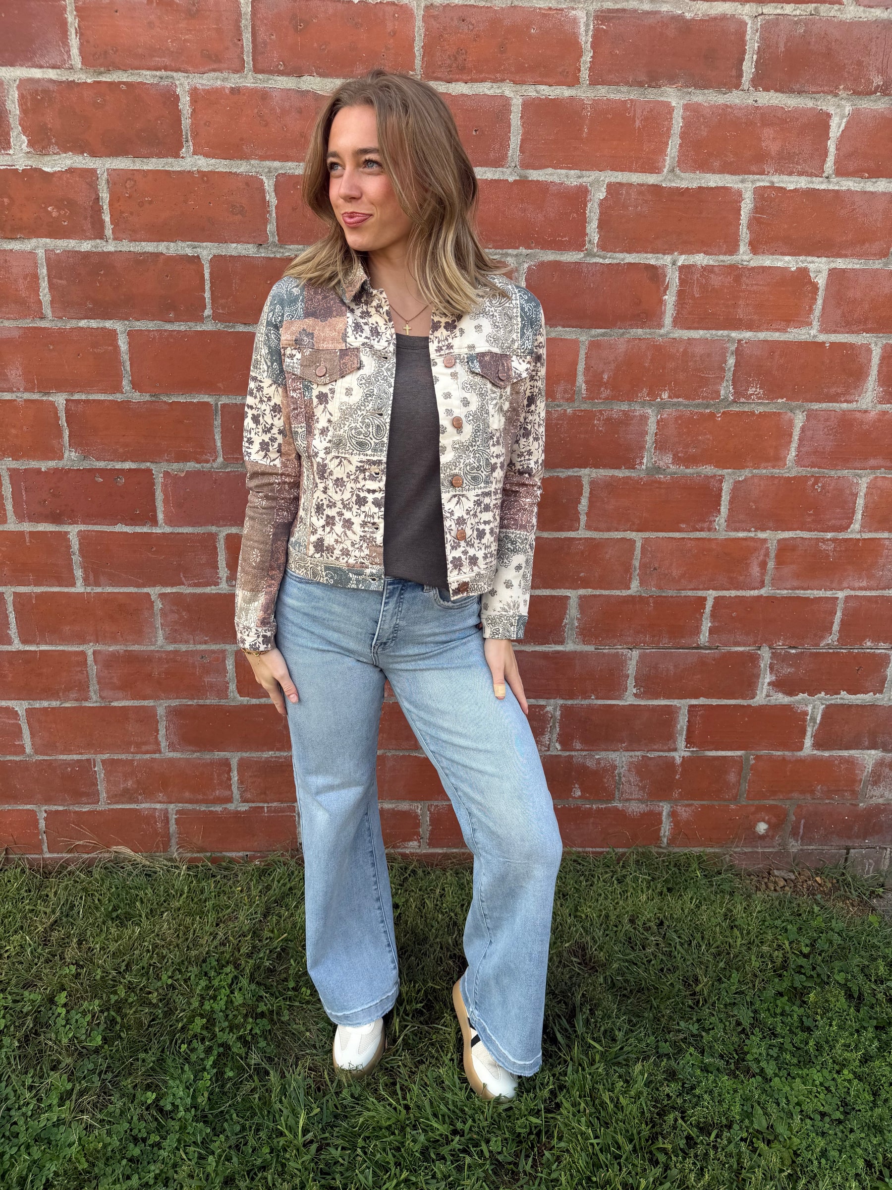 Lauren Long Sleeve - Heather Brown