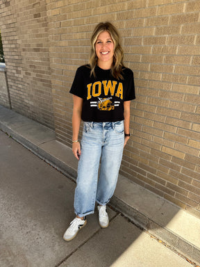 Black Iowa Tee