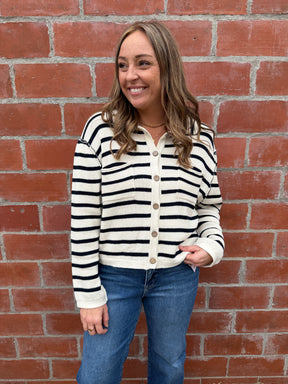 Neutral Girly Cardigan Sweater