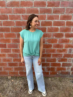 Jade Green Top
