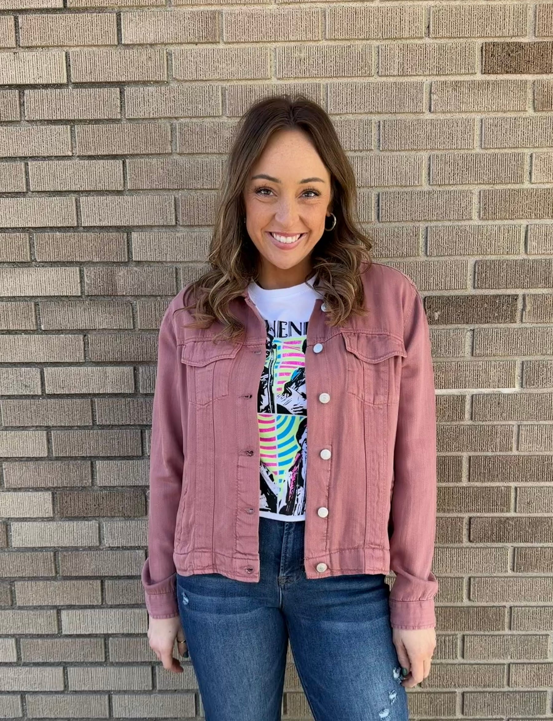 Jackie Jacket - Washed Rose