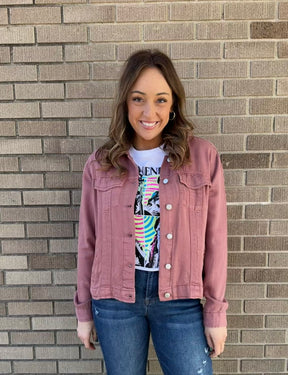 Jackie Jacket - Washed Rose
