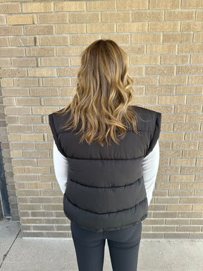 Black Puffer Vest