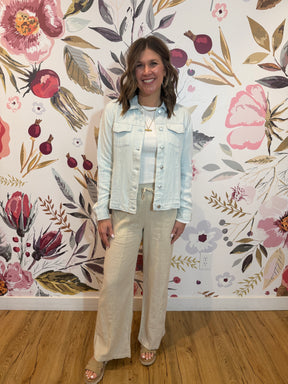 Jackie Jacket - Mia Pinstripe