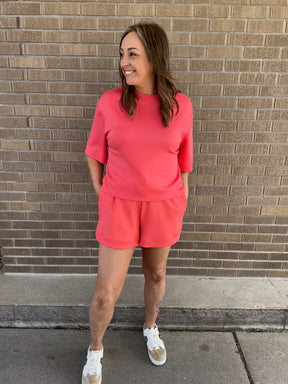 Sabrina Shorts- Coral