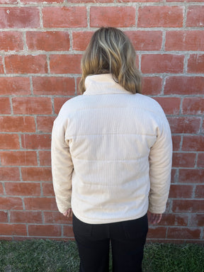 Corduroy Puffer Jacket