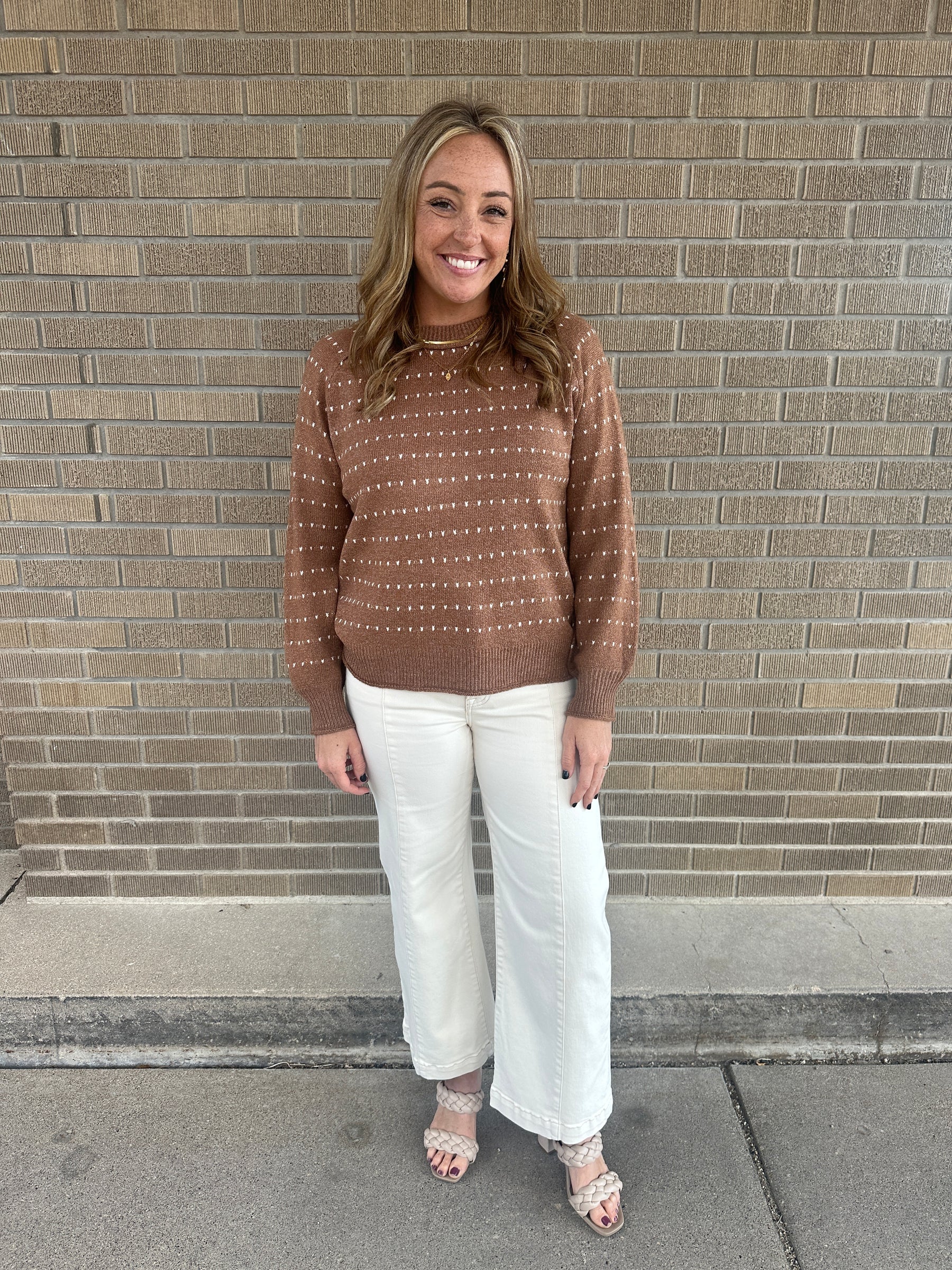 Call Me Maybe Camel Sweater