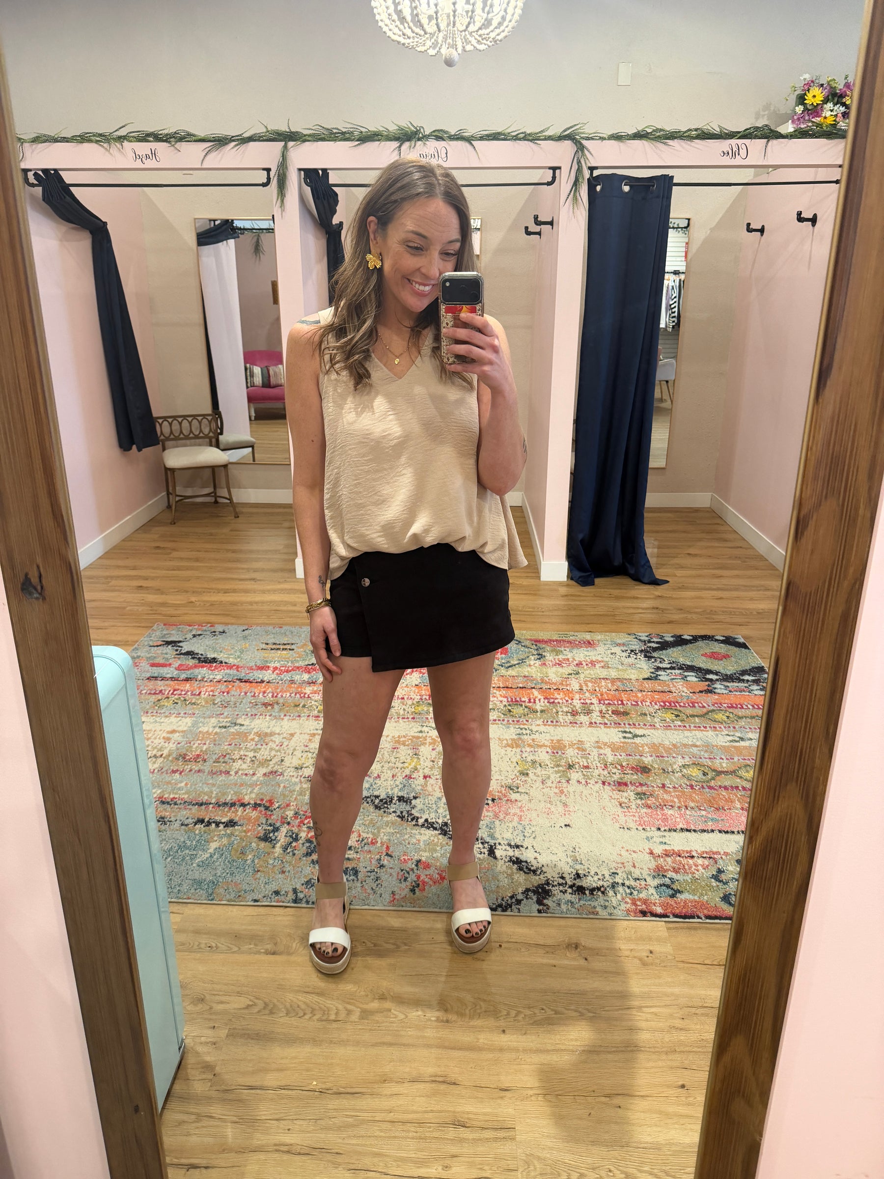 Anything But Basic Tank - Taupe