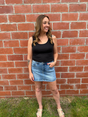 Risen Denim Skort