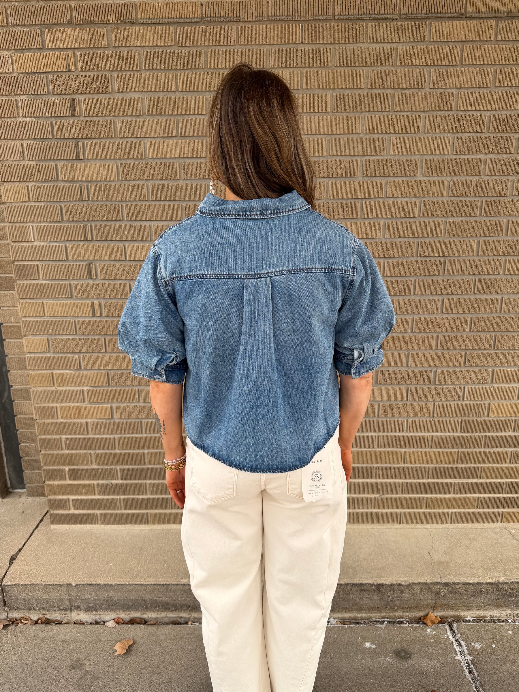A Denim Moment Top