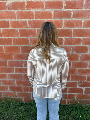 Buttery Soft Button Down - Mocha