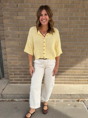 Sweetest Little Sweater - Yellow