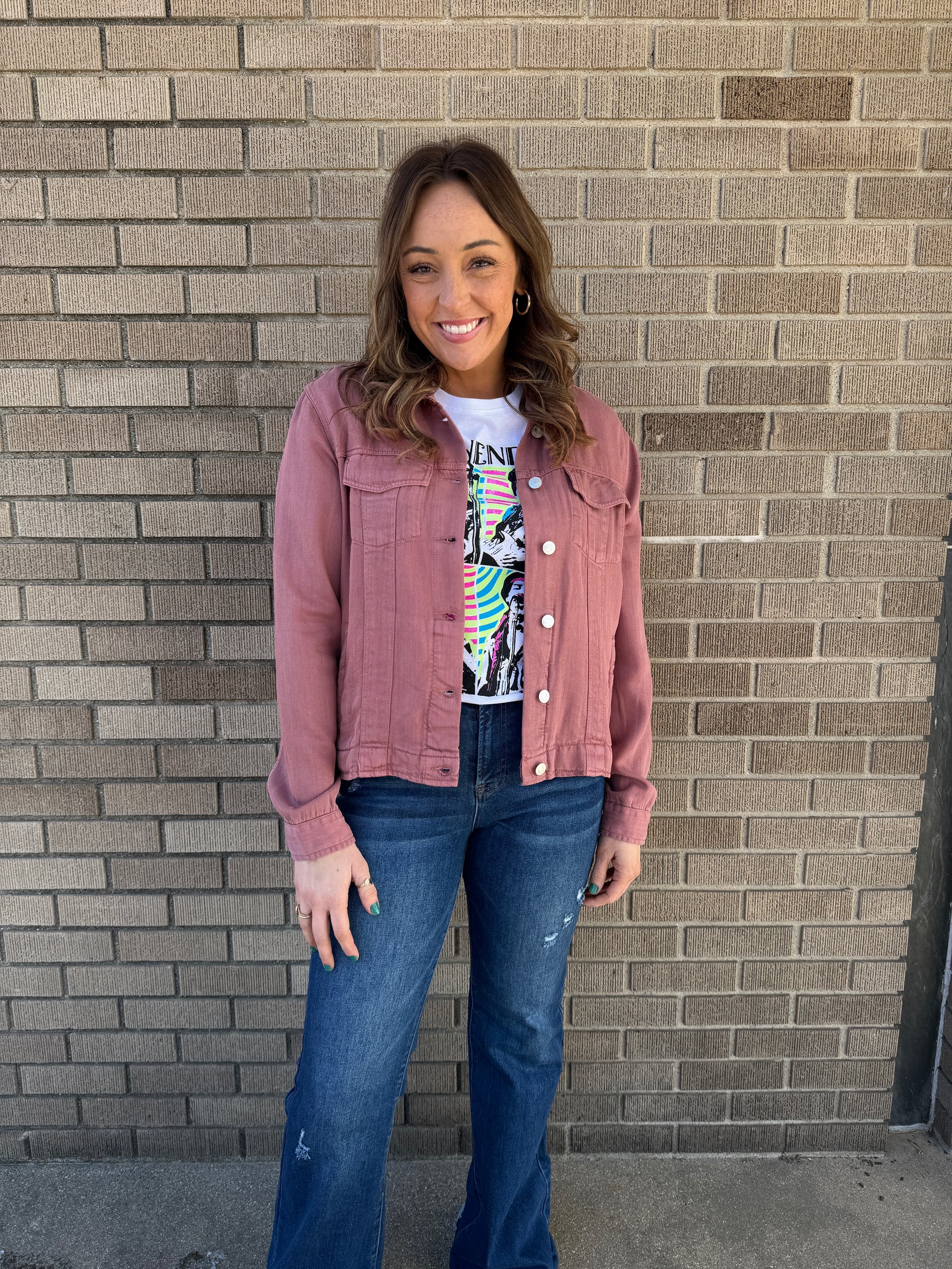 Jackie Jacket - Washed Rose