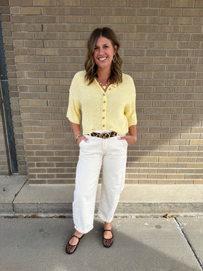 Sweetest Little Sweater - Yellow