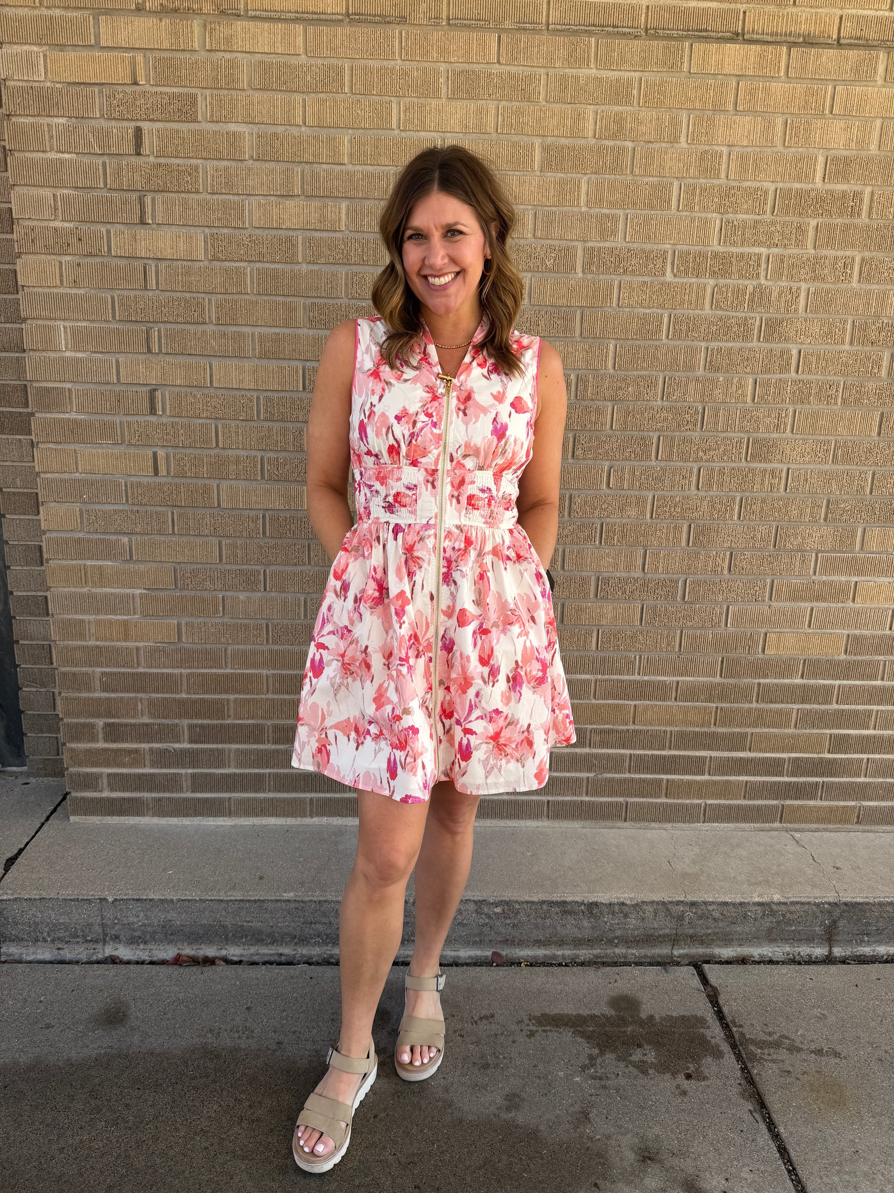 Pretty In Pink Floral Dress