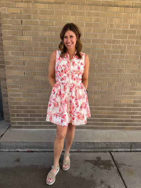 Pretty In Pink Floral Dress
