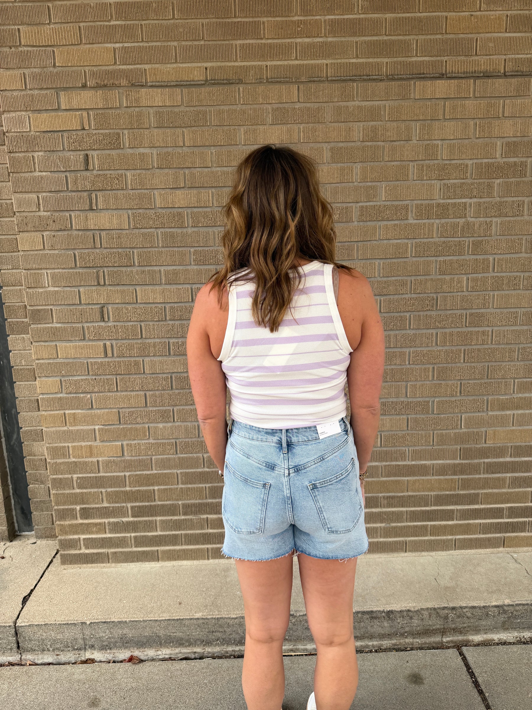Edlin Tank - Ivory Lavender