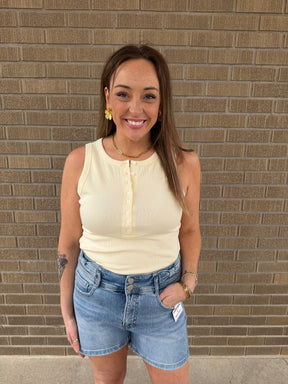 Elowen Tank - Buttercream