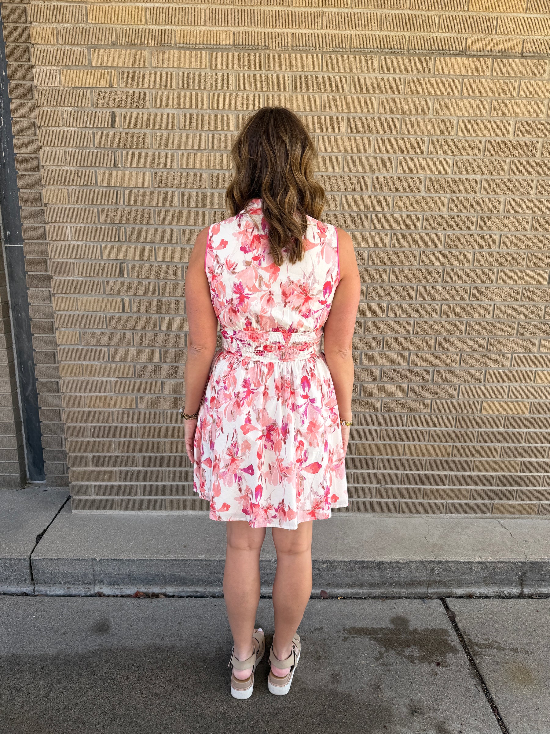 Pretty In Pink Floral Dress