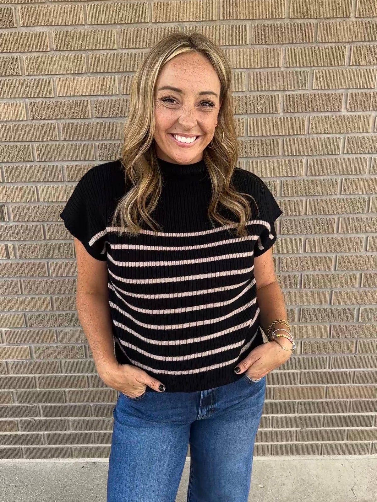 Neutrals Stripe Sweater
